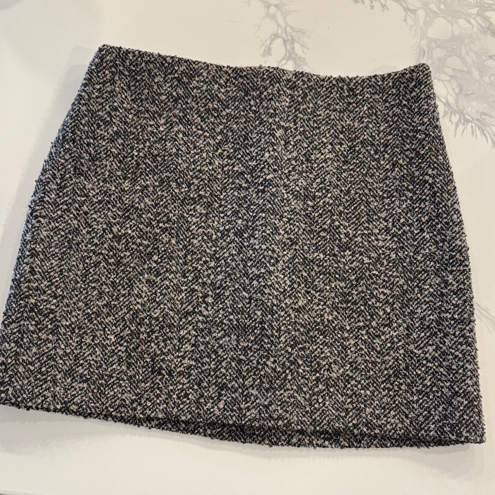 H&M Black and White Mini Skirt